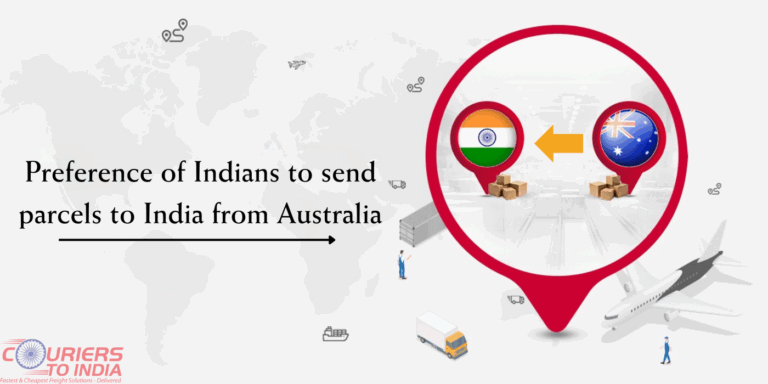 preference of Indians to send parcels to India from Australia