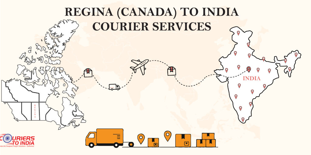 Courier Service from Regina (Canada) to India)