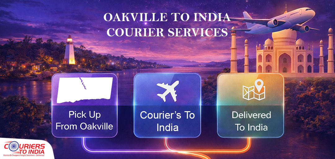 okalvile to india couriers to India