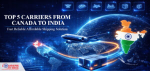 Top 5 carriers from Canada to India