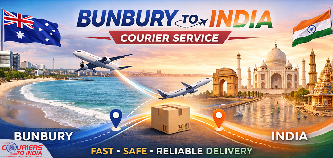 Bunbury to inida courier Service