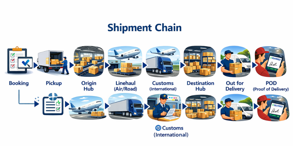 How Courier Shipping Works — Step-by-Step Process