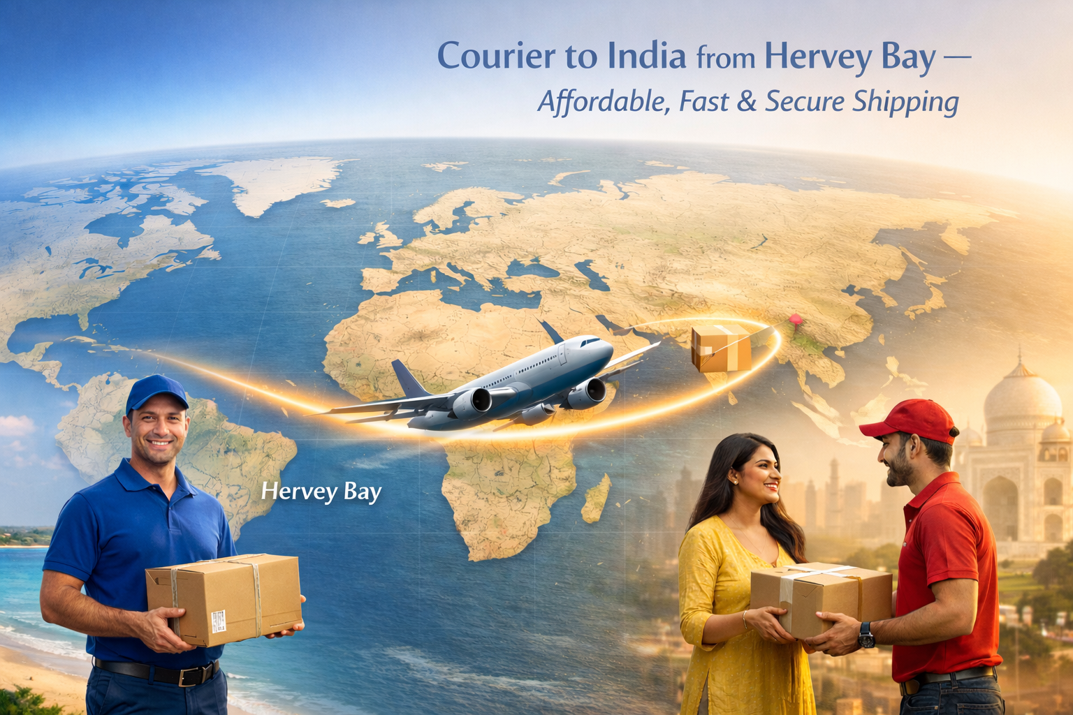 Courier to India from Hervey Bay