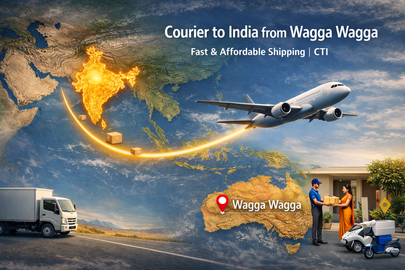 Courier to India from Wagga Wagga