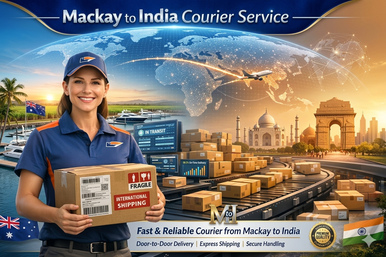 Mackay to India Courier Service
