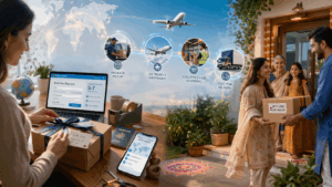 process for sending a gift to someone in India